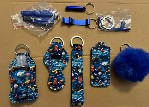 10 piece Personal Keychain For Defense