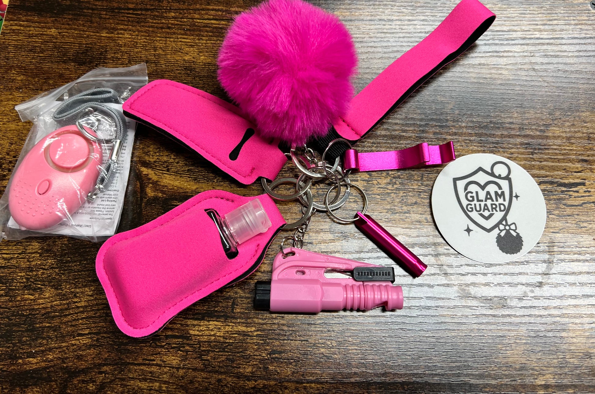 Personal Defense Keychain Set 9 Piece